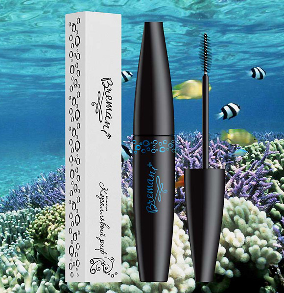 Тушь для ресниц "Океан Чувств", коллекция декоративной косметики Bremani Коралловый Риф