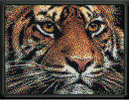 Пиксельная мозаика Тигр