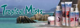 Косметика Tropical Mists - косметика, содержащая экстракты целебных растений, дарящая ощущение свежести и комфорта Вашей коже